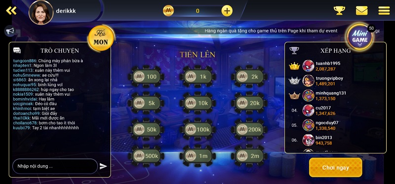 tiến lên miền nam mon79 club