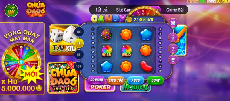 Game Candy có giao diện lấy ý tưởng từ những viên kẹo ngọt đa màu sắc