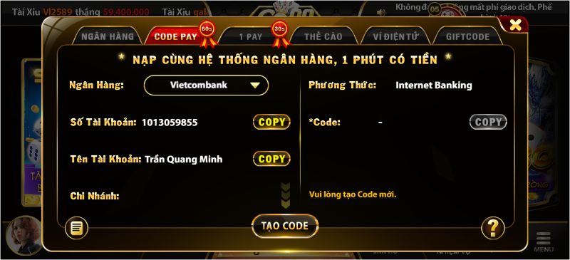 Tham gia chơi game Mậu binh Go88 nhanh chóng và dễ dàng