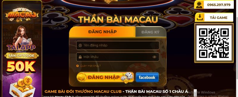 Hướng dẫn cách đăng ký Macau Club để vào game Tiến lên miền Nam