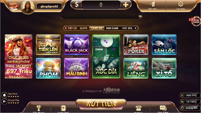 Chơi game Tiến lên miền Nam Zowin với các bước thao tác đơn giản