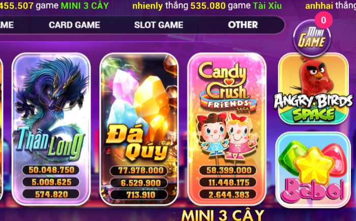 Kho game đa dạng, đẳng cấp với nhiều thể loại hấp dẫn