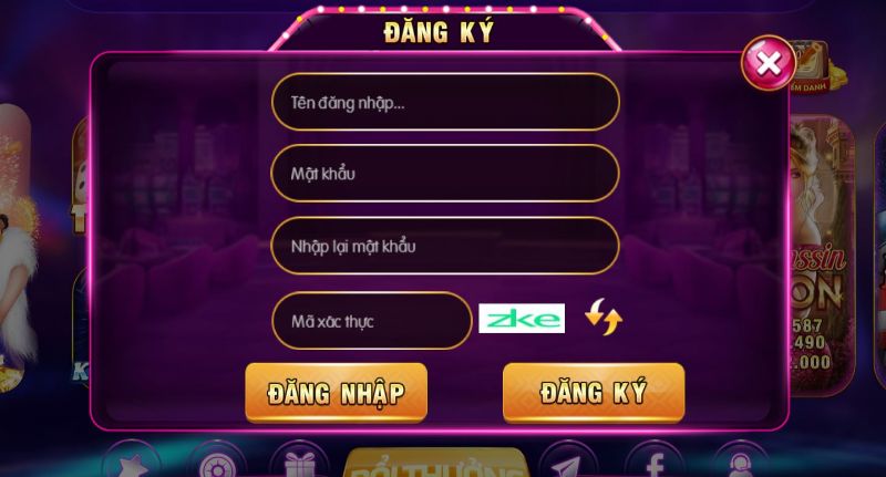 Đăng ký tài khoản để chơi game nhanh chóng