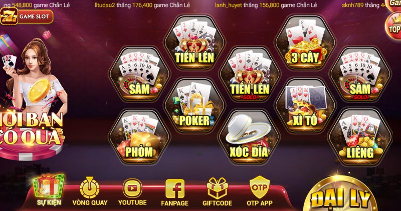 Game bài đổi thưởng đa dạng đầy hấp dẫn