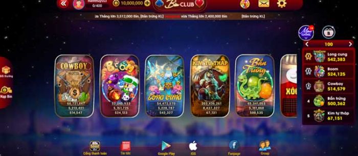 Cổng game chuyên nghiệp được đầu tư công phu 