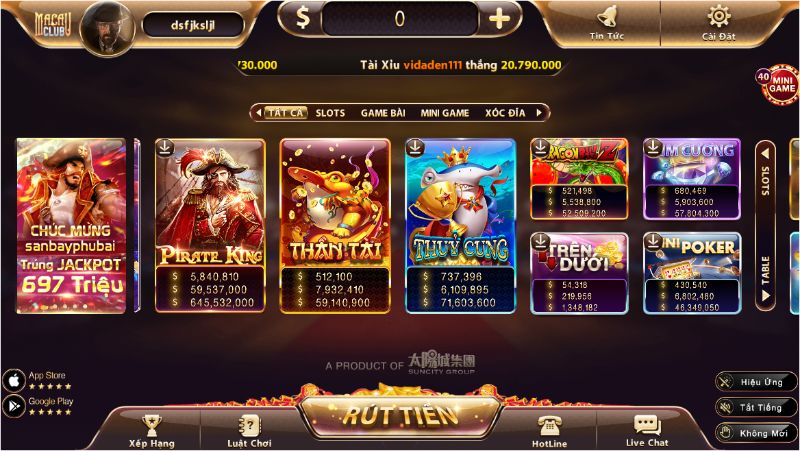 Cách thức vào game Thần Tài dành cho tân thủ tại Macau Club dễ dàng, thuận lợi