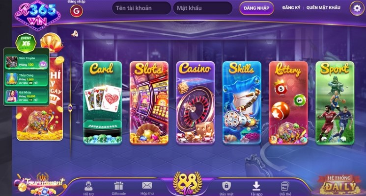 So sánh King Fun với R365 Win