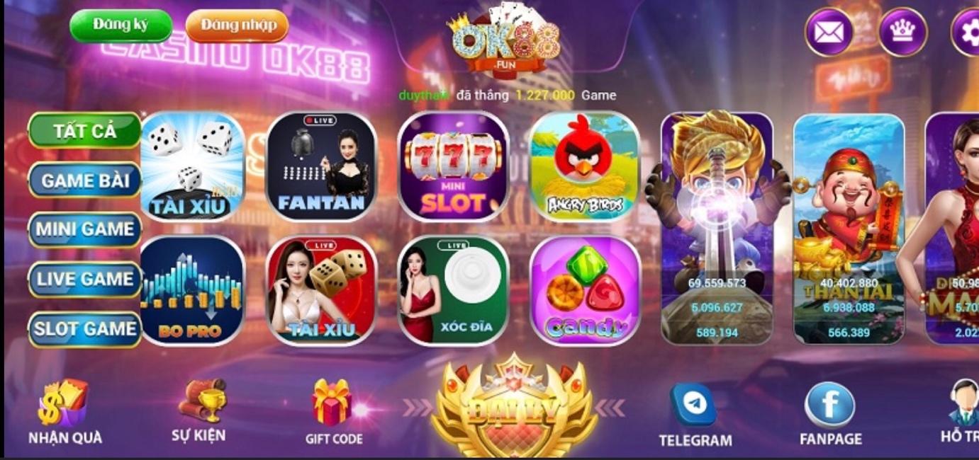 Vì sao OK88 được đánh giá là cổng game uy tín 2022