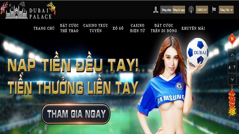 Các game chơi tại nhà cái Dubai casino