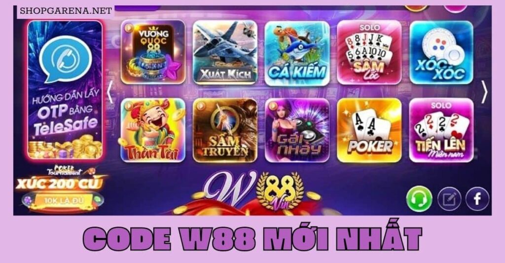 Khuyến mãi W88 và cách nhận W88 Giftcode