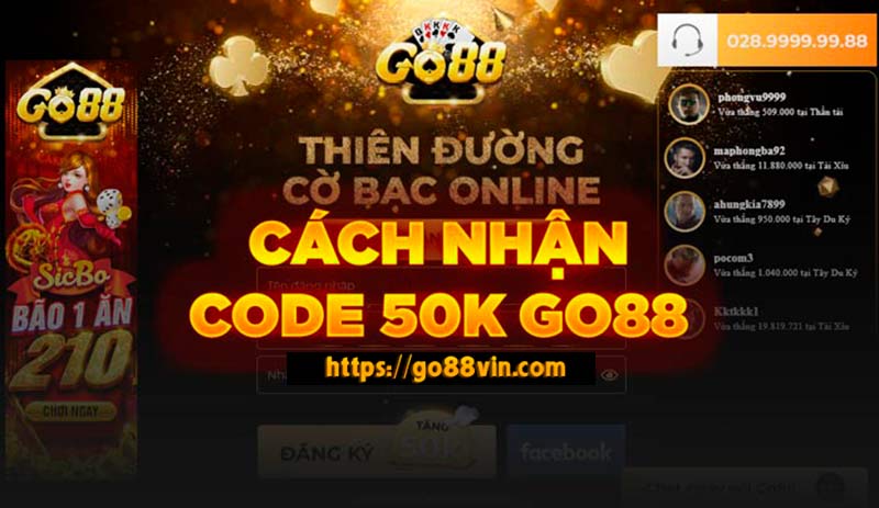 Danh sách chương trình tặng Go88 Giftcode 2023 không thể bỏ lỡ