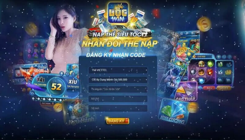 Lộc Win Giftcode chơi game đỉnh cao nhận code giá trị nhất 2023