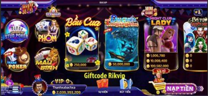 Kho quà tặng Rikvip Giftcode giá trị thời thượng nhất hiện nay