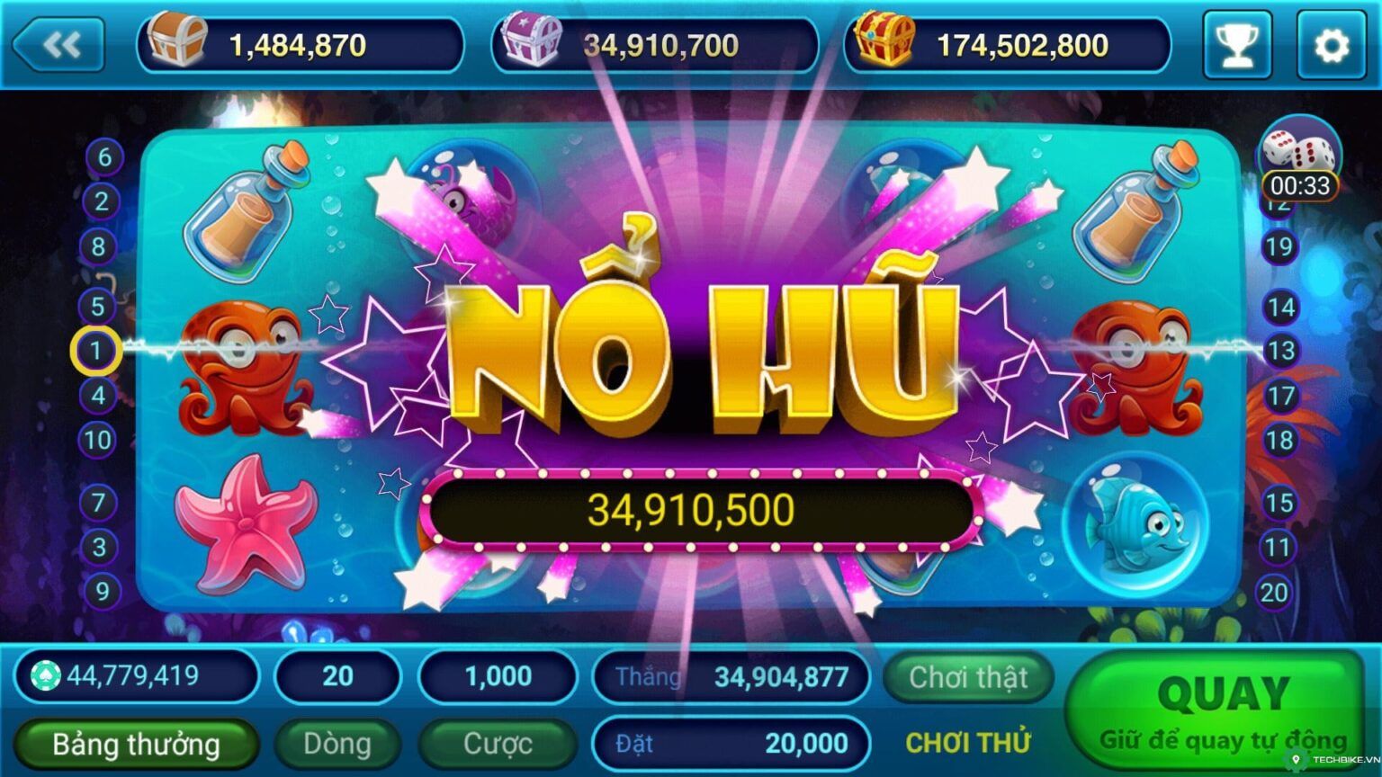 Đăng nhập vào 10 Casino tham gia nổ hũ đổi thưởng 