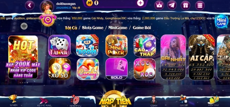 Nhiều game chơi thú vị, độc đáo