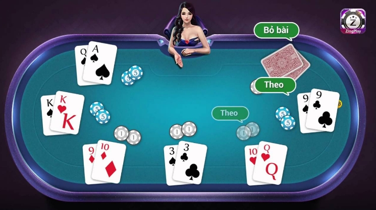 Cách chơi đánh bài poker