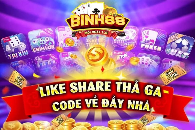 Khuyến mãi ngập tràn tại Game Slot đổi thưởng Binh88 Club