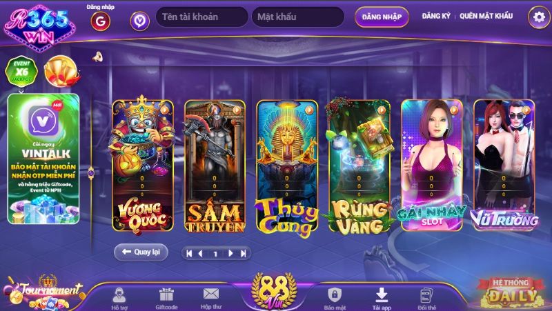 Kinh nghiệm chơi Game Slot đổi thưởng R365 Win