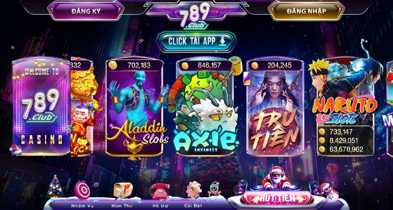 Game Slot đổi thưởng 789Club có gì?