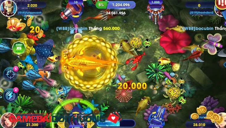 Bắn Cá Gamvip – Hướng Dẫn Chơi Game Săn Cá Đổi Thưởng Hấp Dẫn